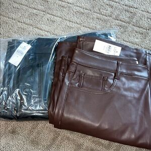LOFT Leather Pants - 2 Pairs